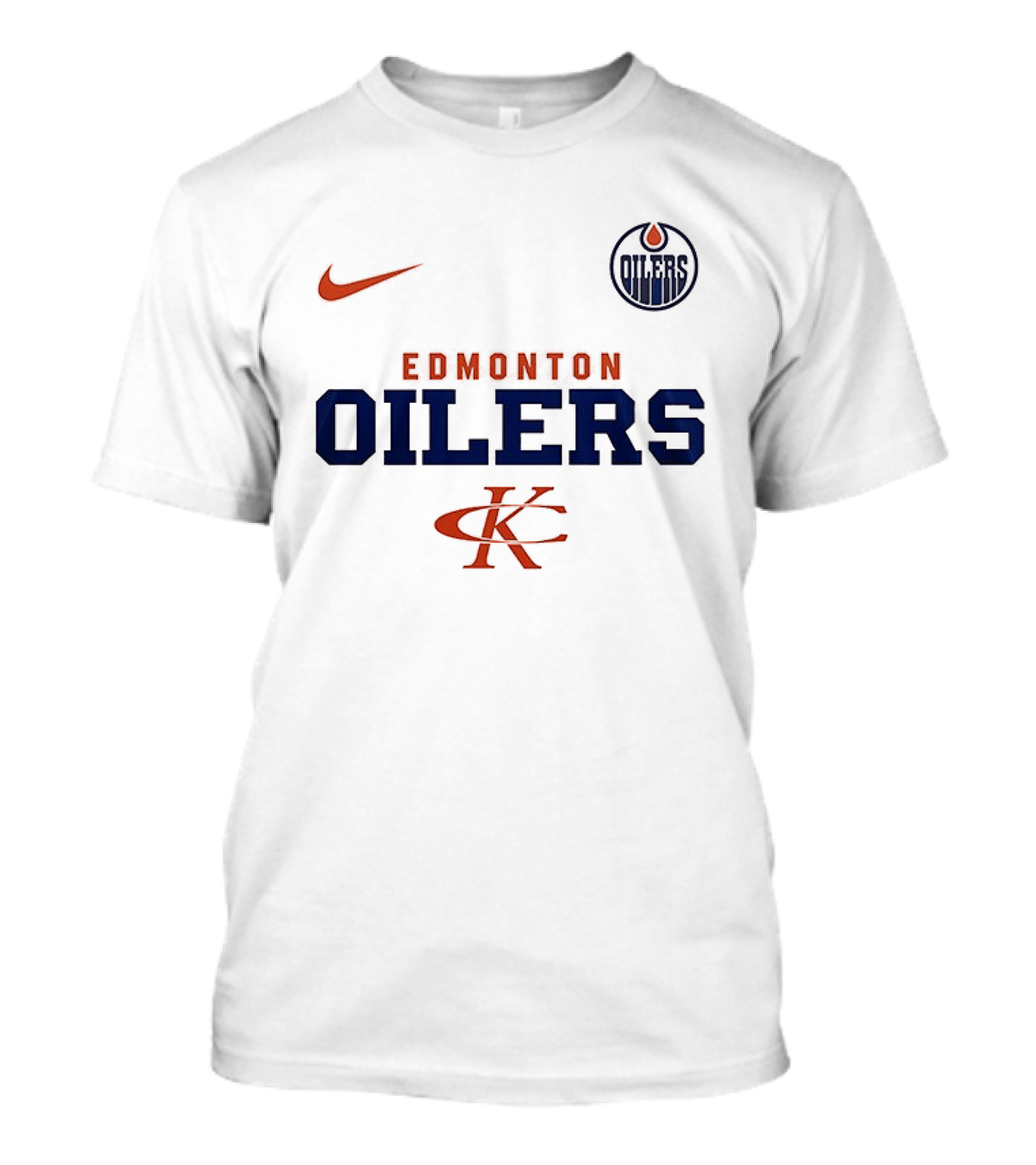 Edmonton Oilers Kenny Chesney No Shoes Nation Tour Nike Collaboration T-Shirt