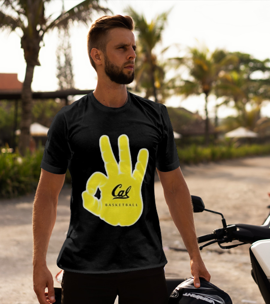 Cal Basketball Hand Sign California Golden Bears T-Shirt