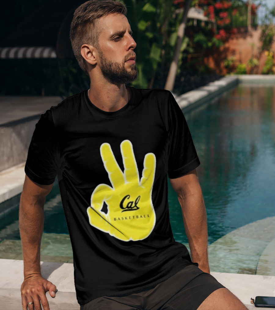 Cal Basketball Hand Sign California Golden Bears T-Shirt