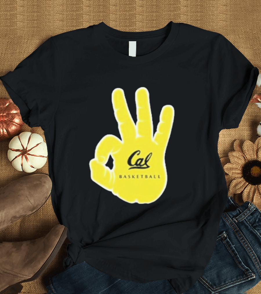 Cal Basketball Hand Sign California Golden Bears T-Shirt