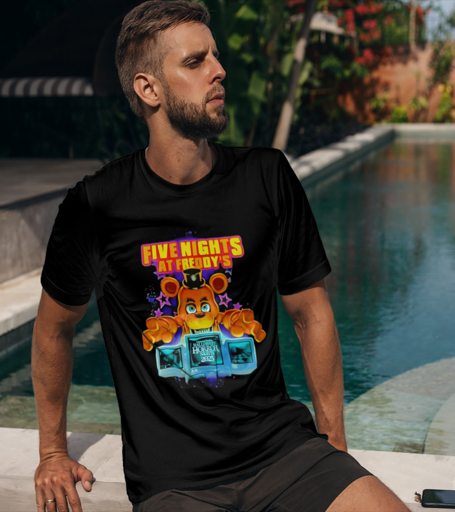 Five Nights At Freddy's Halloween Horror Nights 2025 Freddy Fazbear Animatronic T-Shirt
