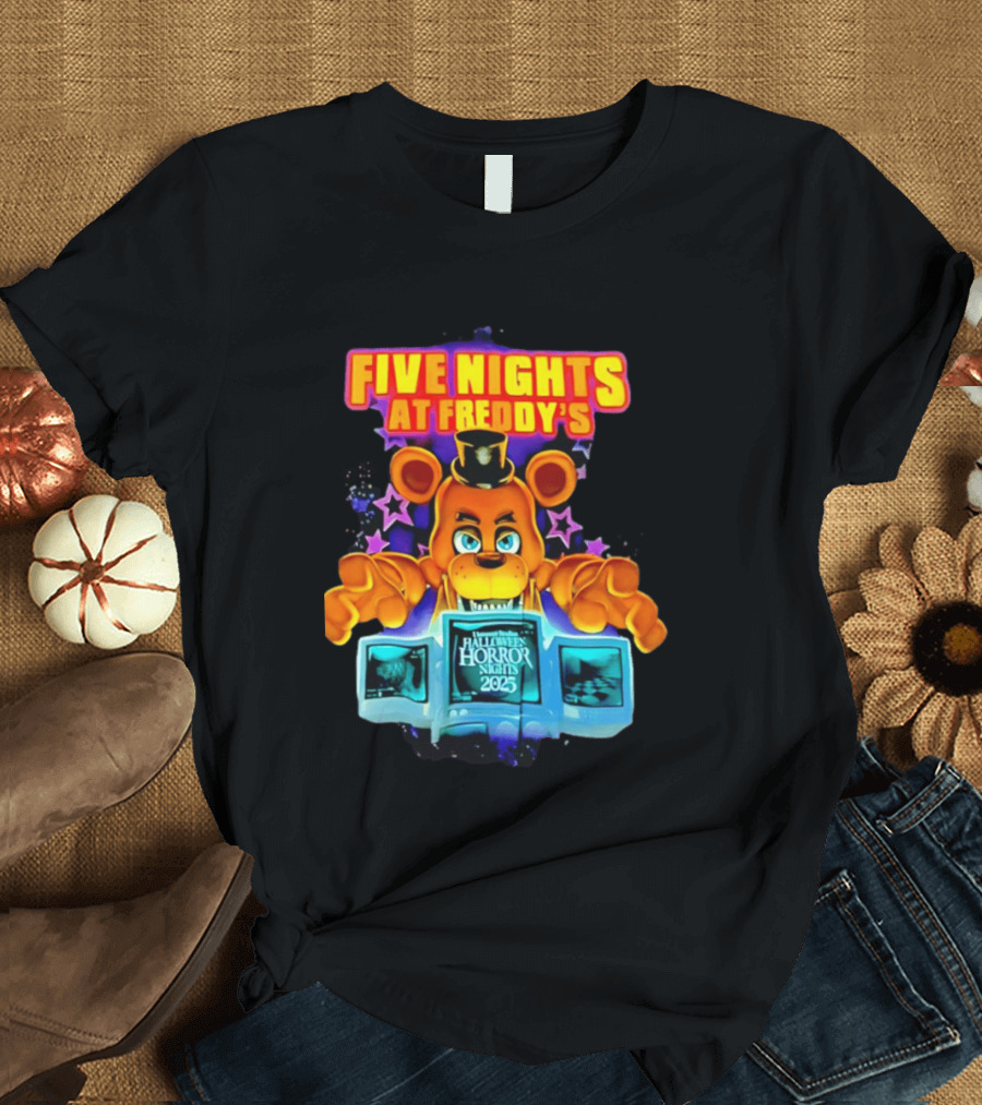 Five Nights At Freddy's Halloween Horror Nights 2025 Freddy Fazbear Animatronic T-Shirt