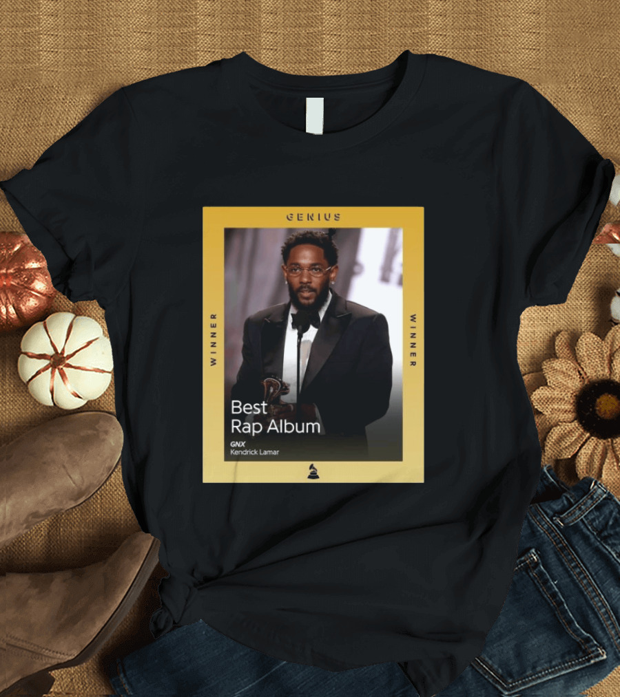 Genius Winner Kendrick Lamar Best Rap Album GNX T-Shirt