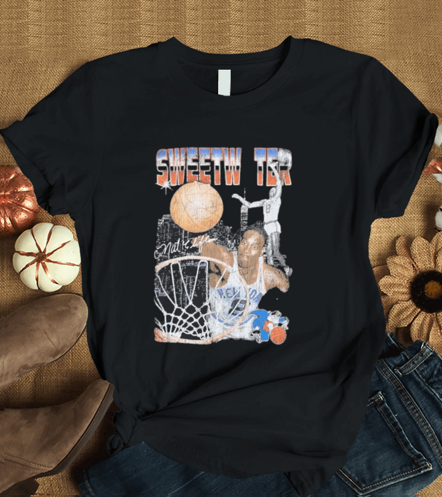 Mitchell And Ness Nathaniel Clifton Sweetwater New York Knicks NBA Pioneers Player T-Shirt