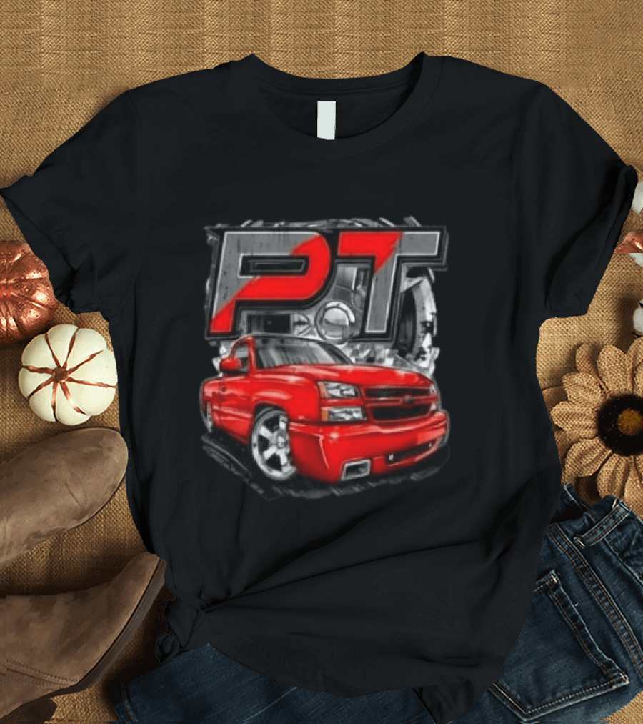 PT Project Torque INTIMIDATOR SS CLONE Red Pickup T-Shirt