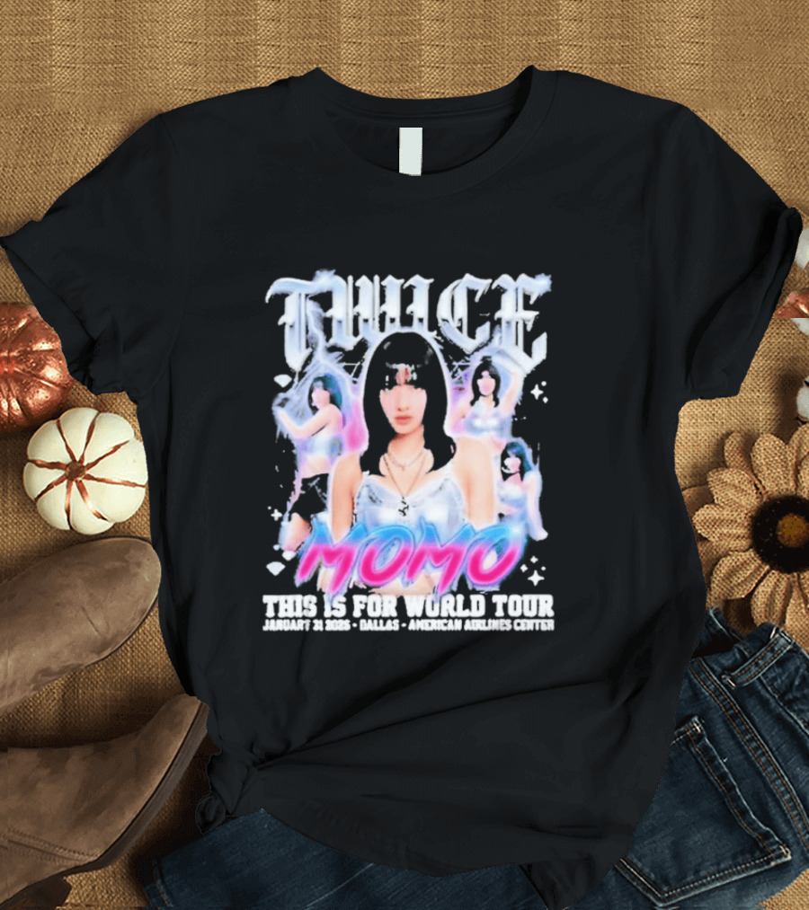 TWICE Momo This Is For World Tour August 17 2019 Kuala Lumpur Axiata Arena Concert T-Shirt