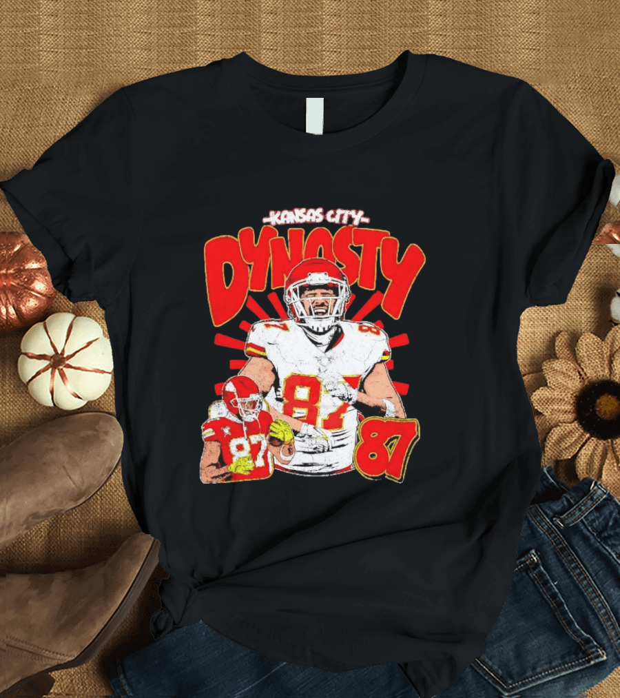 Kansas City Dynasty 87 Kelce Football Legacy T-Shirt