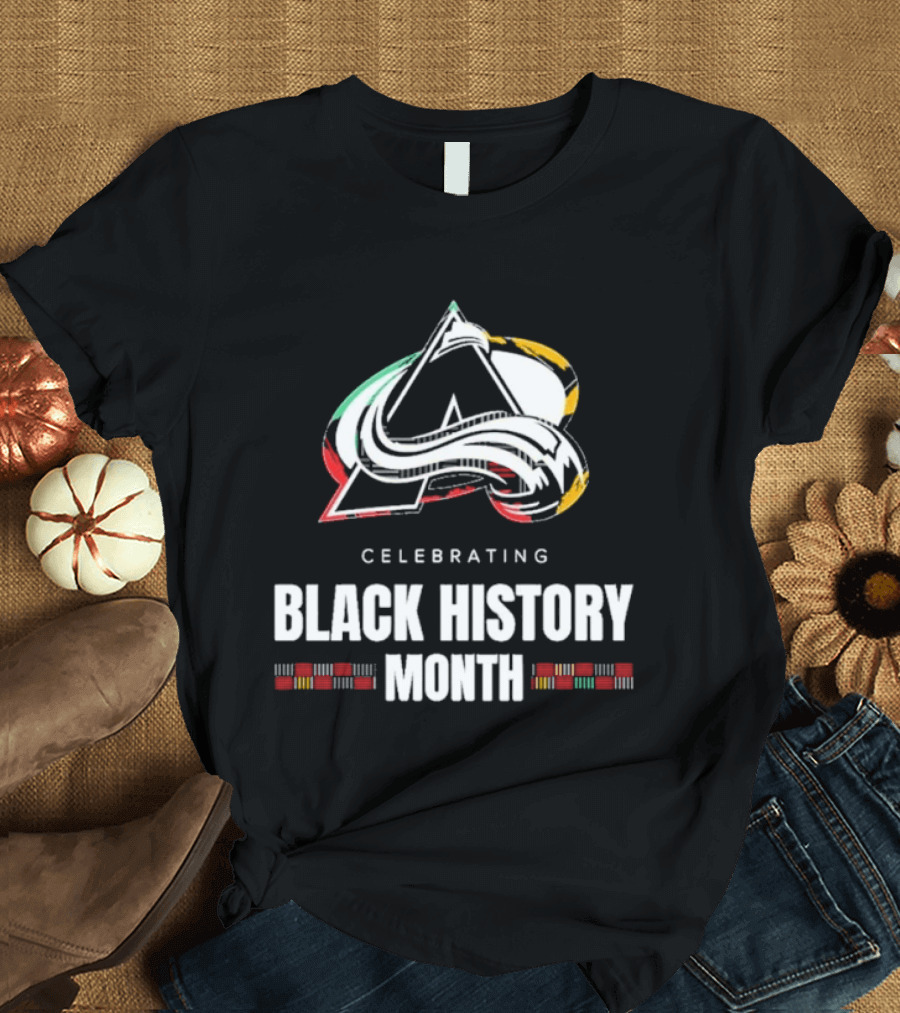 Celebrating Black History Month Colorado Avalanche T-Shirt