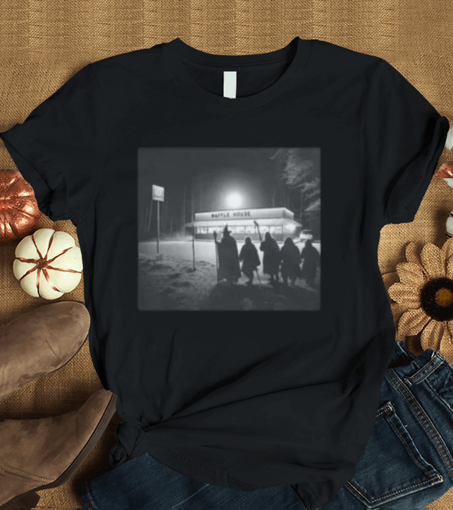 Fellowship Of The Rings Meets Waffle House Adventure T-Shirt