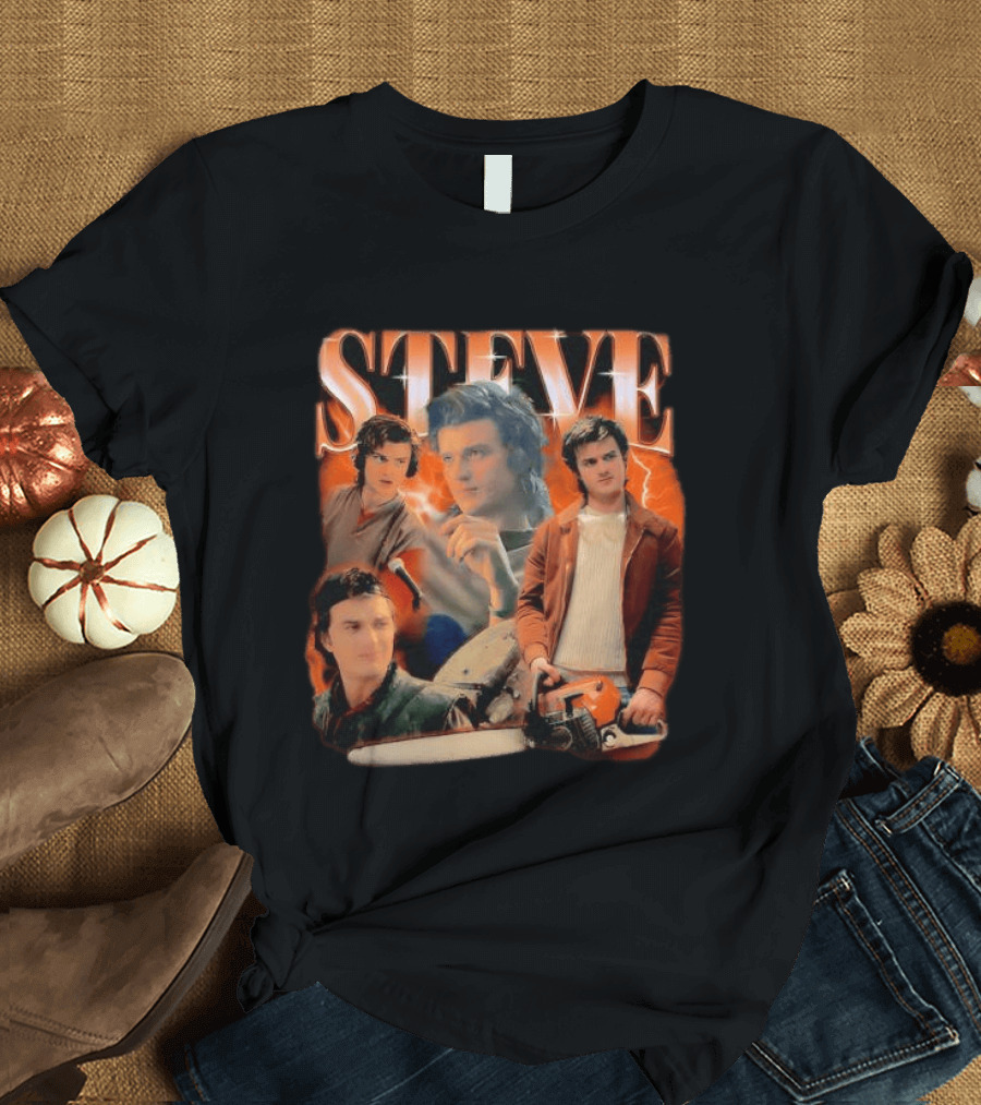 Steve Heartthrob Electric Style Stranger Things T-Shirt