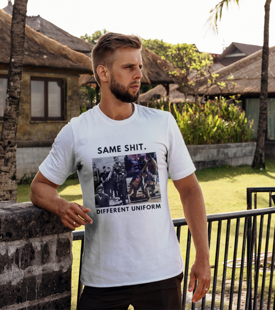 SAME SHIT DIFFERENT UNIFORM Abolish ICE T-Shirt
