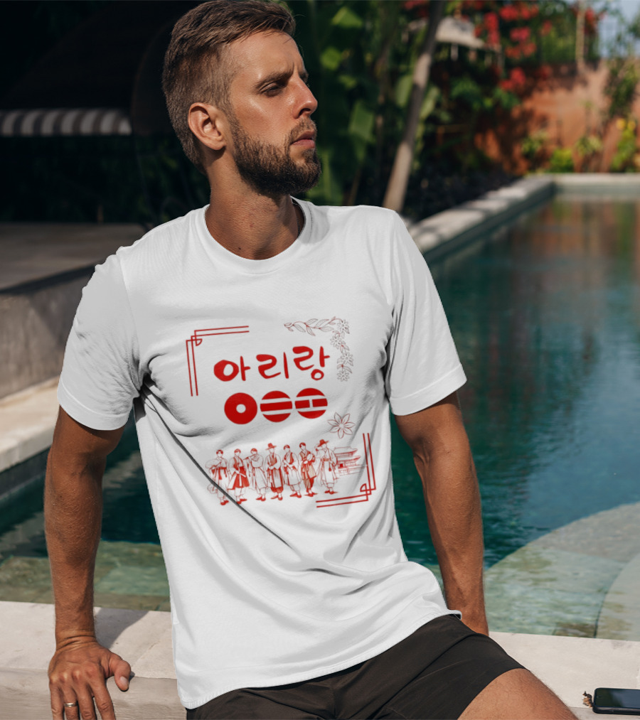 Arirang BTS World Tour K Pop Hanbok Traditional Dance Ensemble T-Shirt