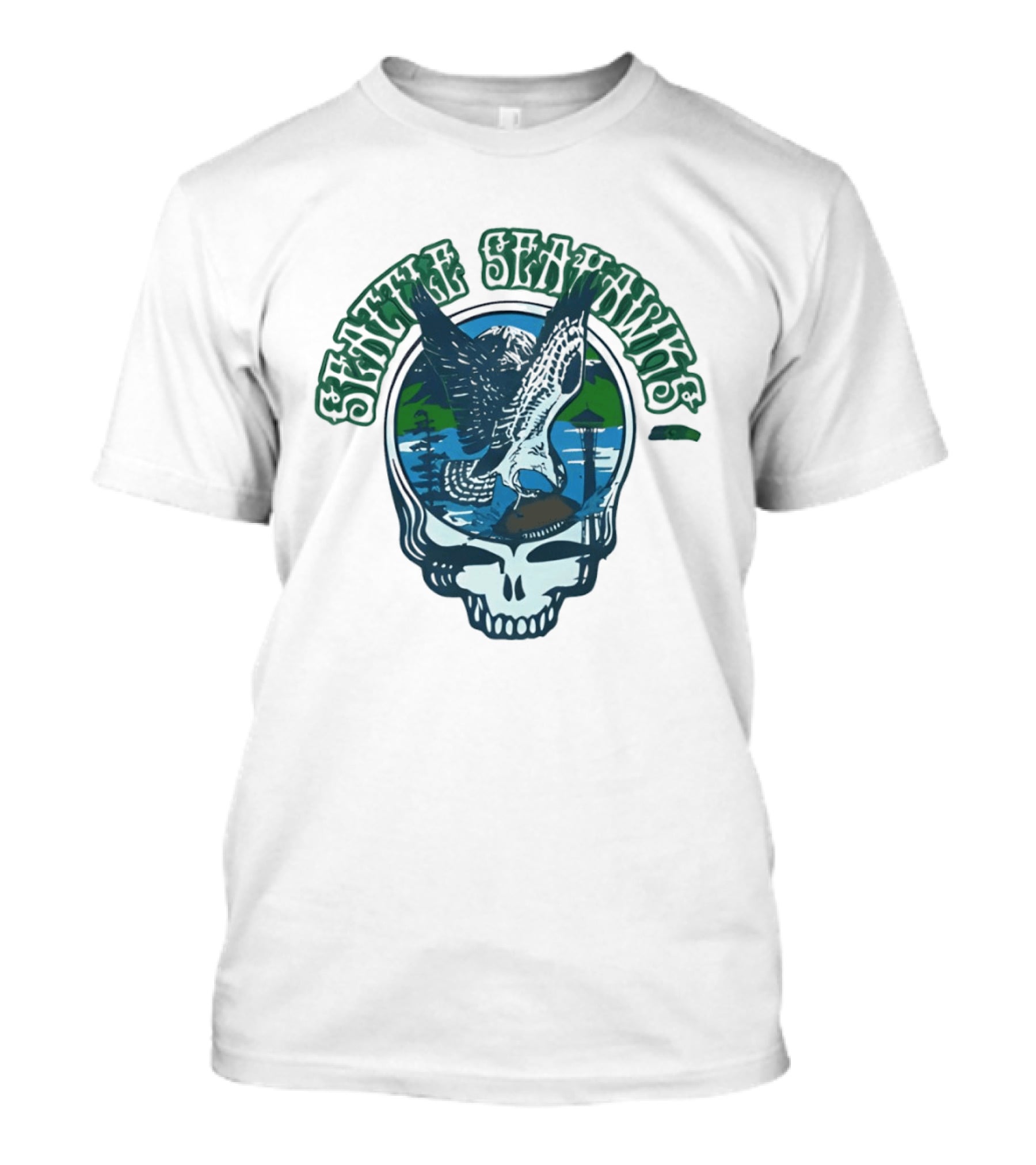 Seattle Seahawks Grateful Dead Steal Your Face Eagle T-Shirt