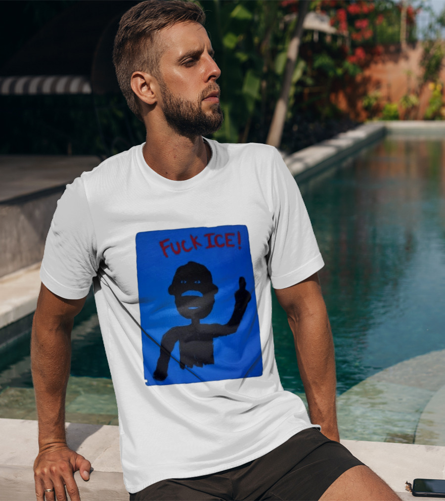 Kid Cudi Protest Message Blue T-Shirt