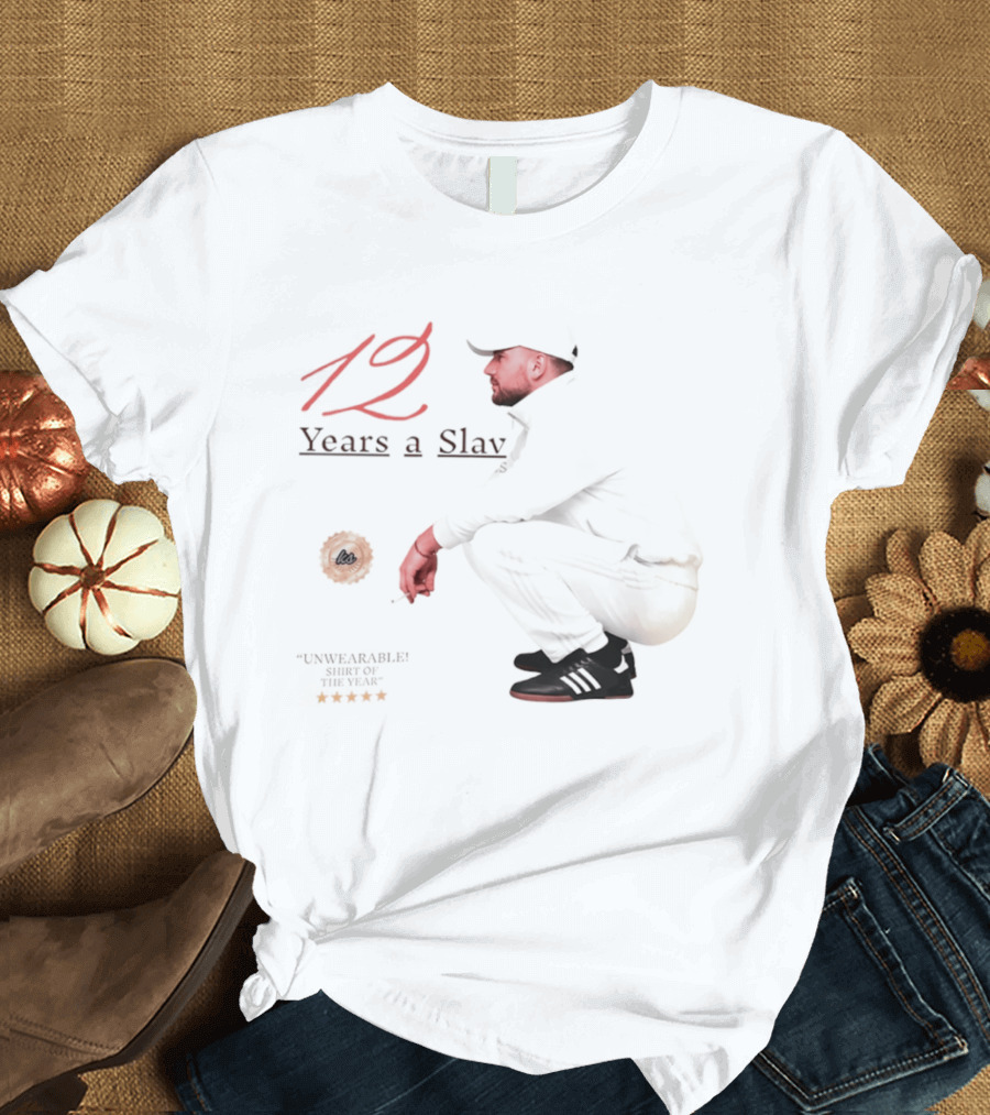 12 Years A Slav Adidas Tracksuit And Squatting Guy T-Shirt
