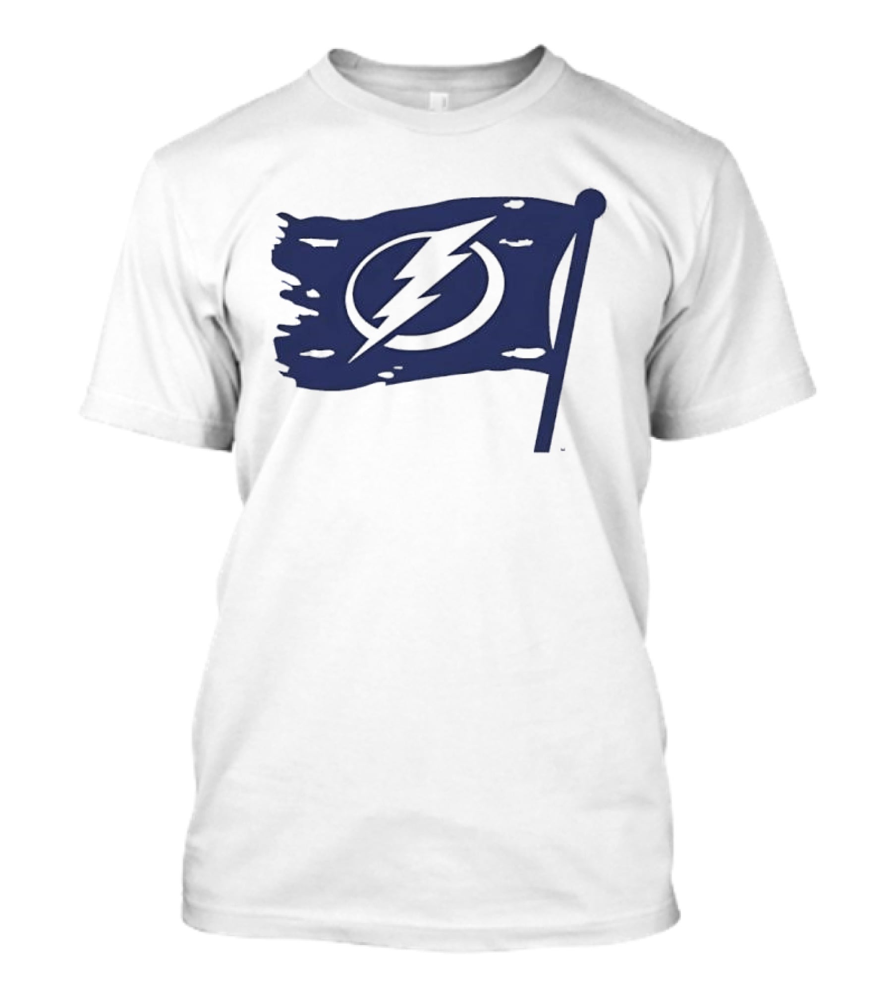 Tampa Bay Lightning 2026 Stadium Series Boyfriend Flag Lightning Bolt T-Shirt
