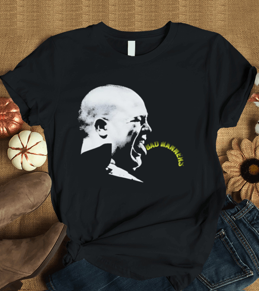 Bad Manners Buster Bloodvessel Tongue Out Profile T-Shirt