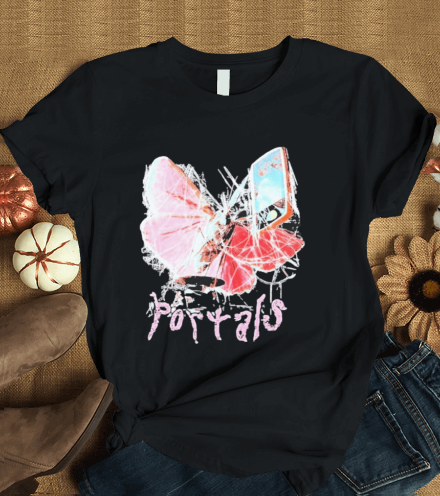 Melanie Martinez Portals Spiderweb Butterfly Phone T-Shirt