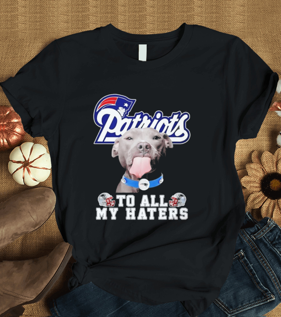 Patriots Pitbull To All My Haters NFL Fan T-Shirt