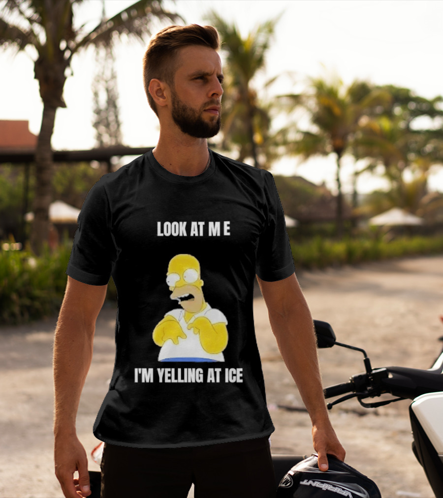 Homer Simpson Look At Me I'm Yelling At Ice T-Shirt