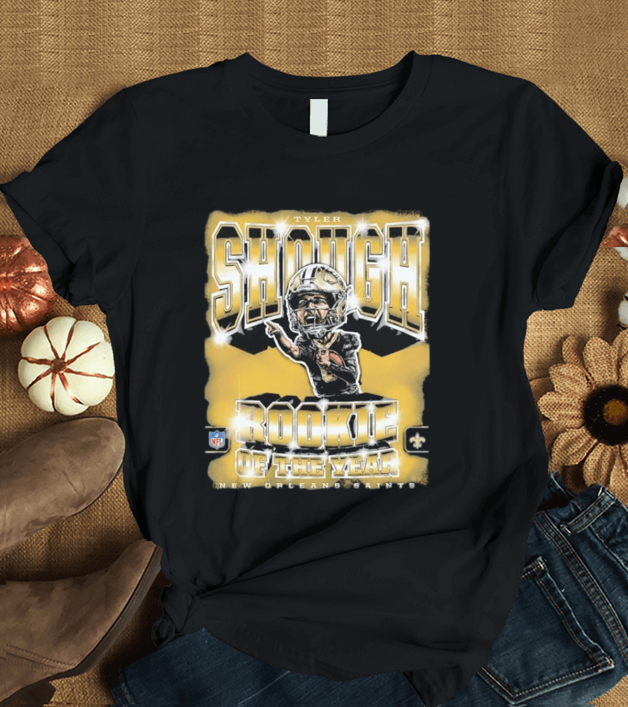 Tyler Shough New Orleans Saints Rookie Of The Year NFL T-Shirt