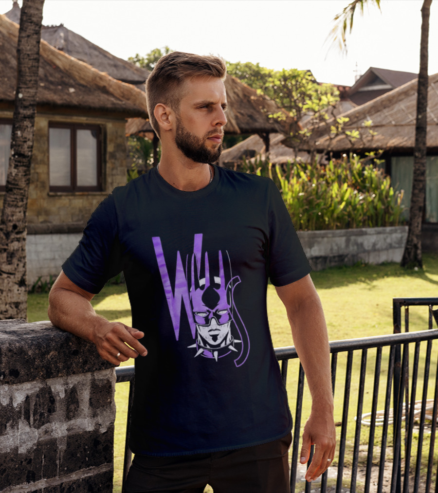 WS Whitesnake JoJo Bizarre Adventure Purple Anime Stand T-Shirt