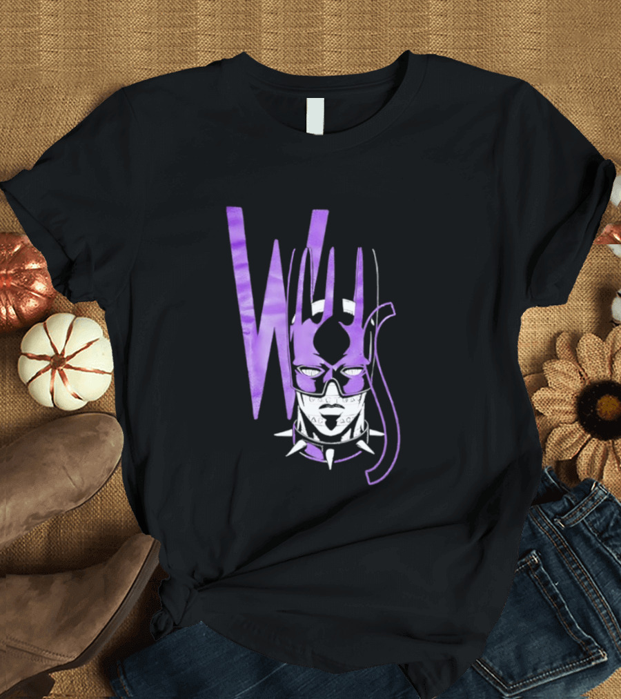 WS Whitesnake JoJo Bizarre Adventure Purple Anime Stand T-Shirt