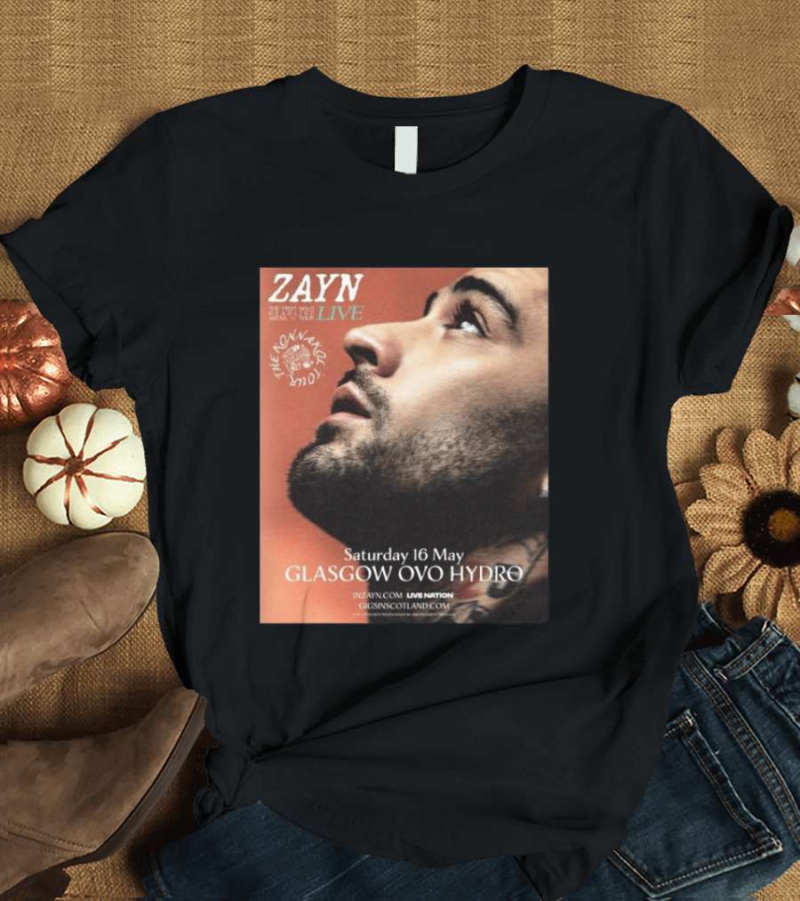 Zayn Live The Konnakol Tour 2026 Glasgow OVO Hydro Saturday 16 May T-Shirt