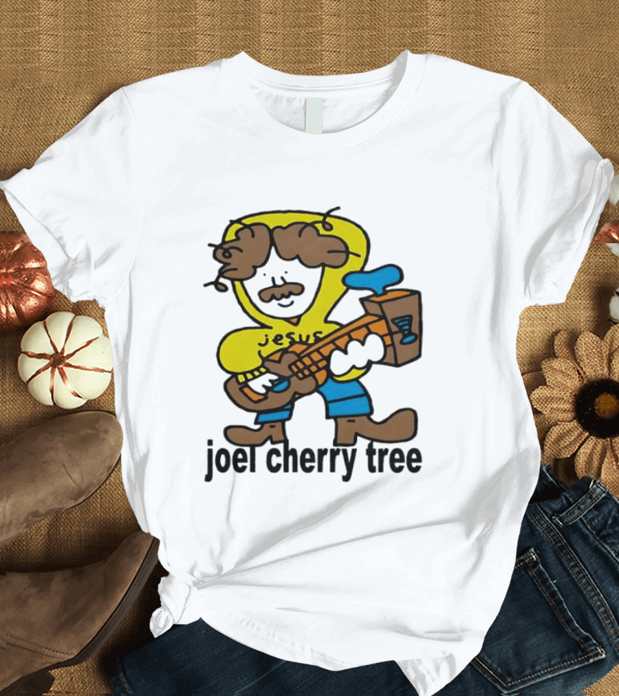 Jesus Joel Cherry Tree Guitar T-Shirt