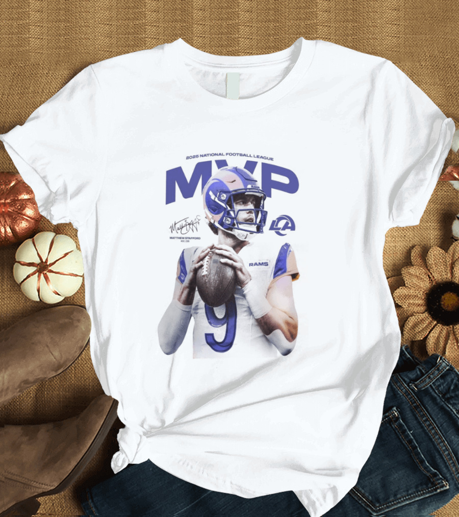 MVP Matthew Stafford Los Angeles Rams 2025 T-Shirt