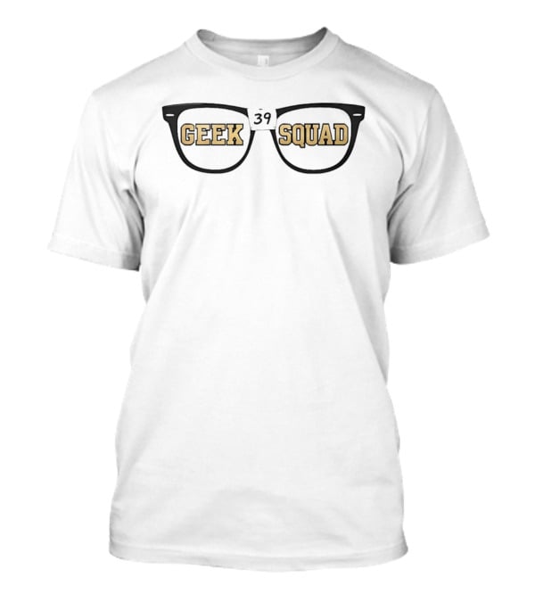David Pastrnak Geek Squad Glasses 39 T-Shirt