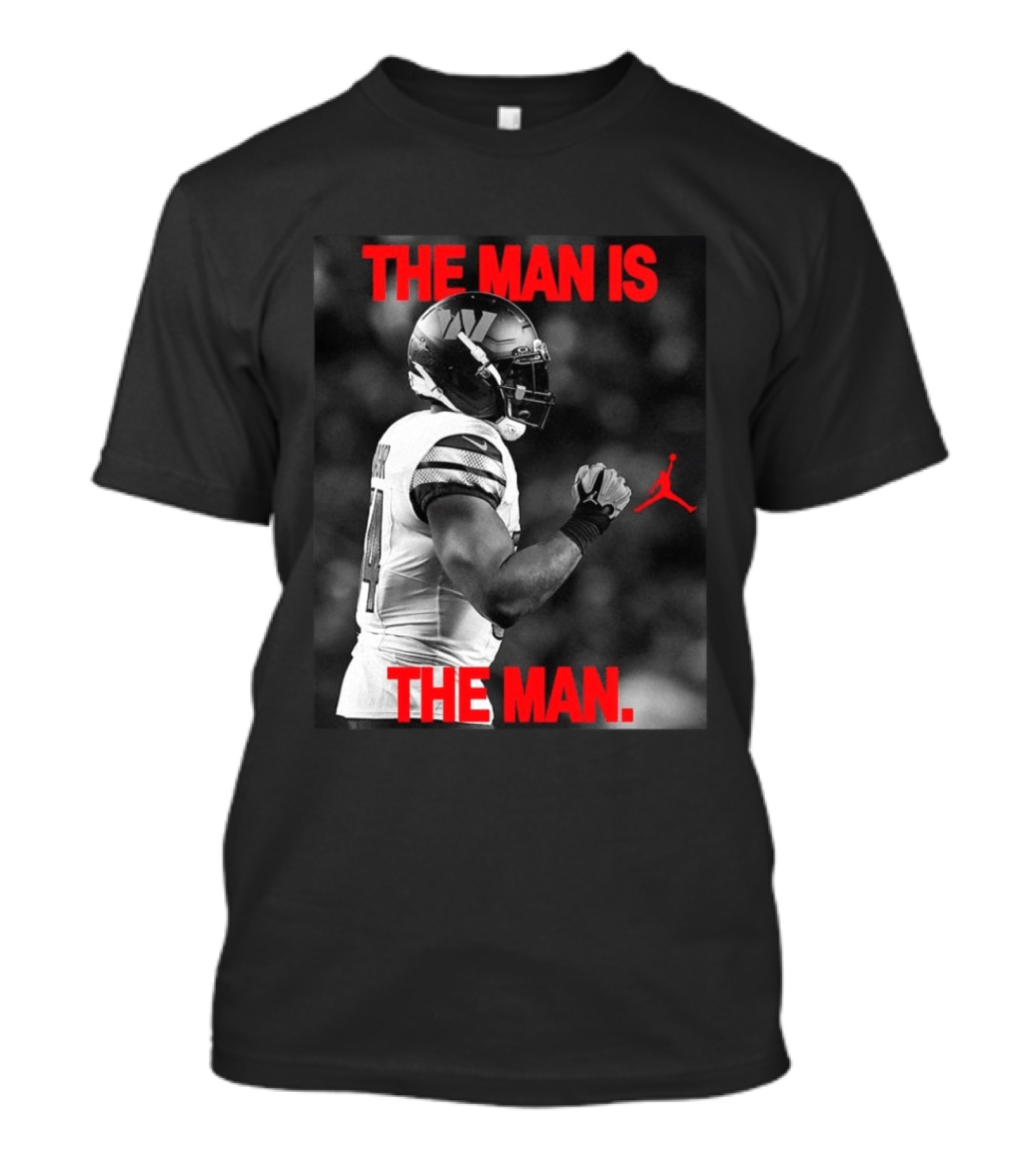 Bobby Wagner Washington Commanders The Man Is The Man Jordan Collaboration T-Shirt