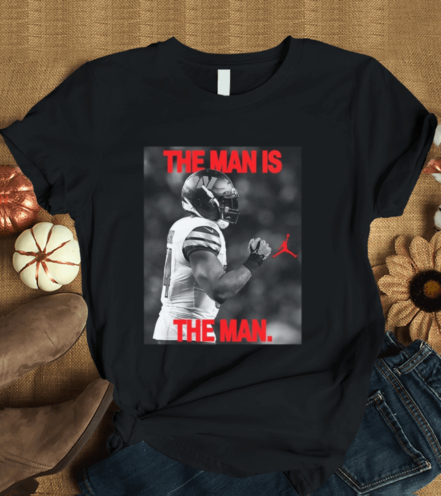 Bobby Wagner Washington Commanders The Man Is The Man Jordan Collaboration T-Shirt