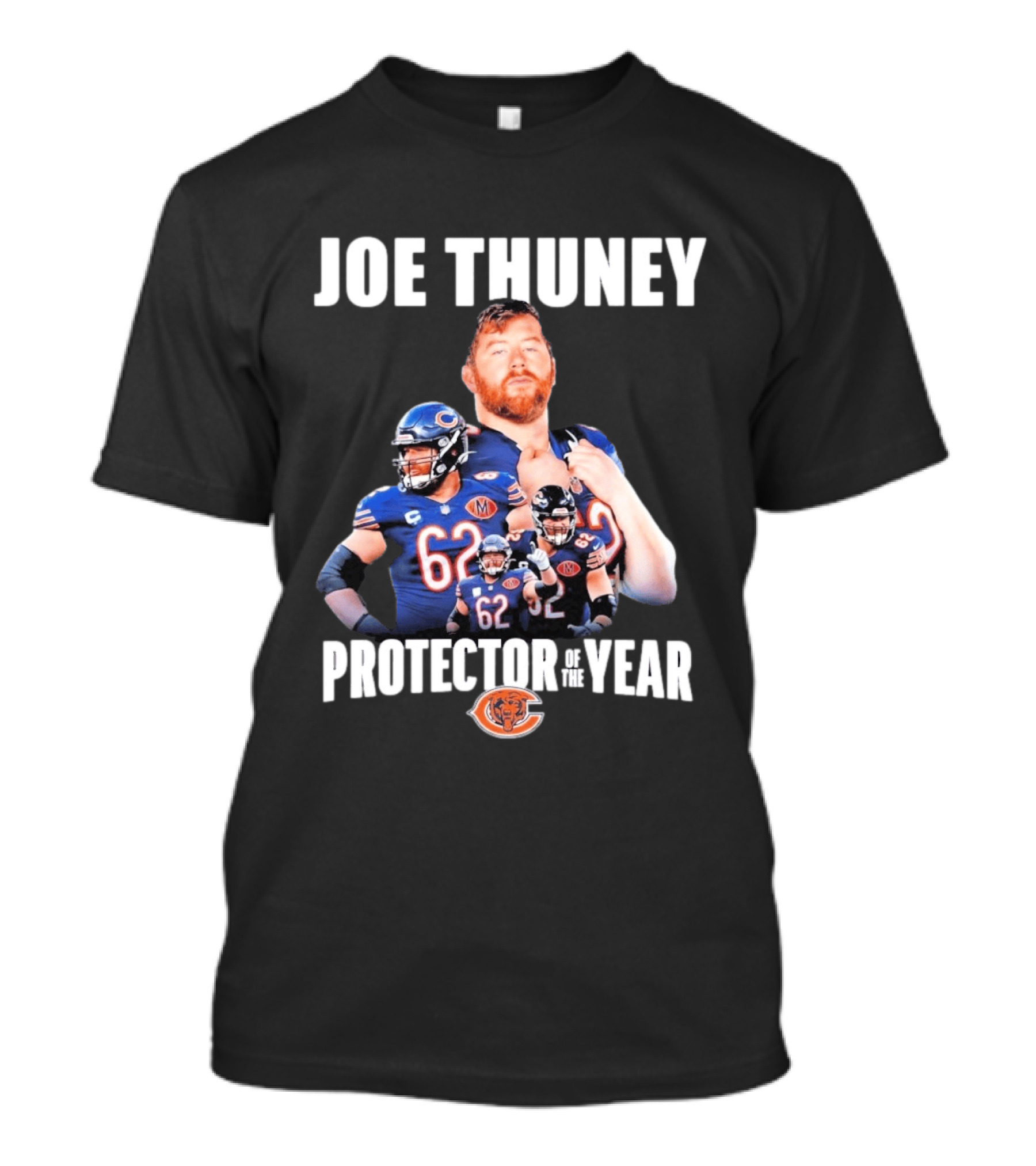 Joe Thuney Chicago Bears Protector Of The Year 62 T-Shirt