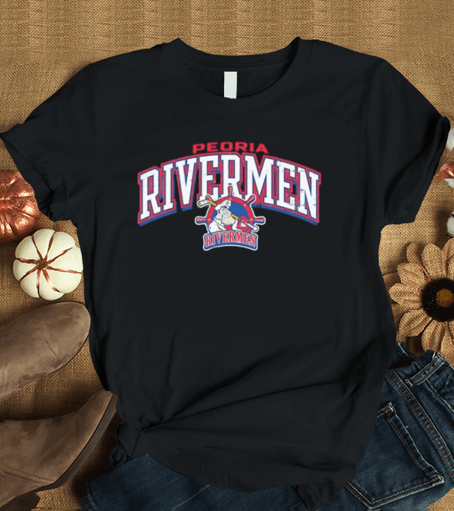 Peoria Rivermen Hockey Team Sports Merchandise Fan T-Shirt