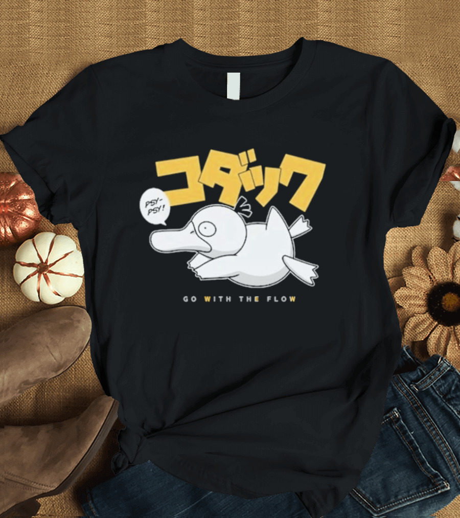Pokémon Psyduck Go With The Flow T-Shirt