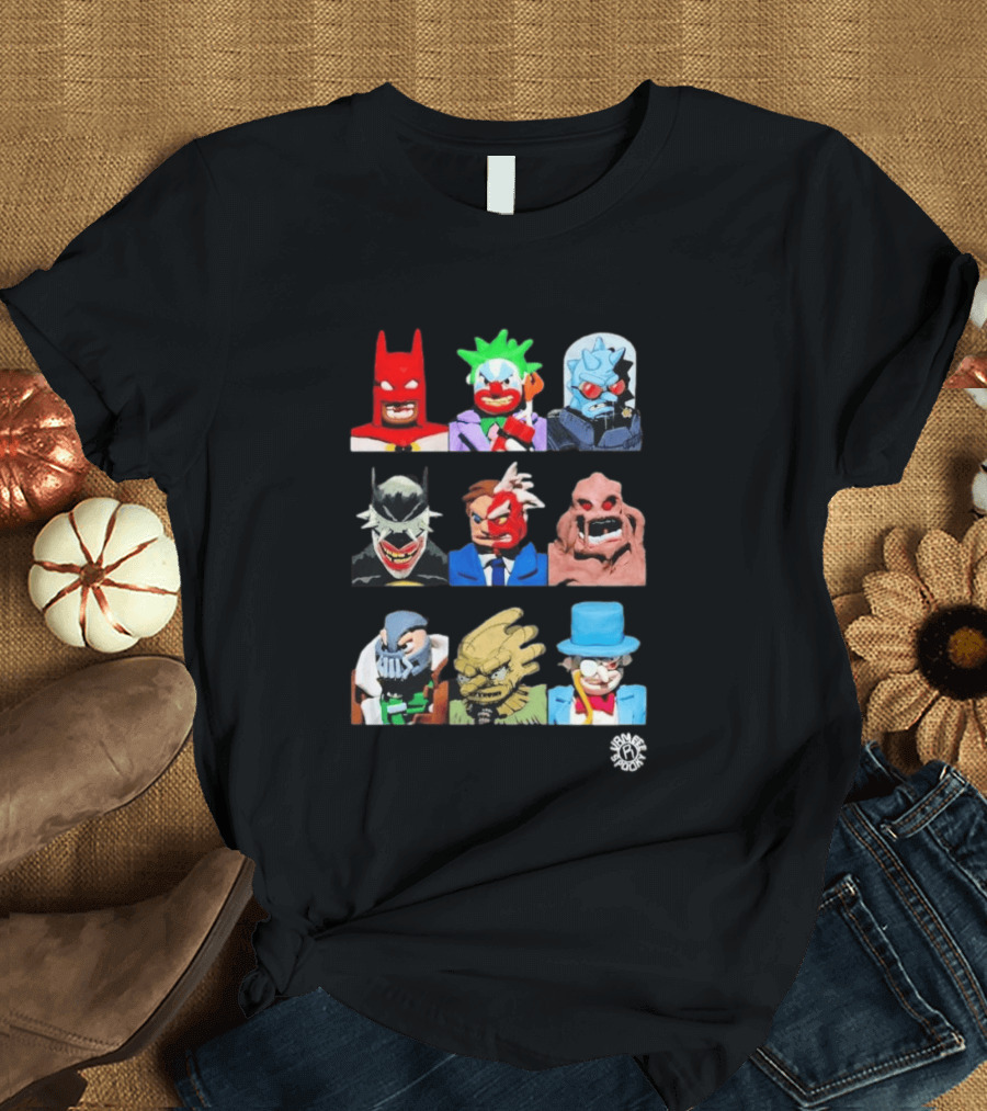 Spooky Vameee 2026 Parody Mashup Clown Villains Collection T-Shirt