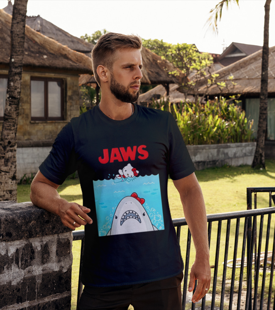 Hello Kitty Jaws Universal Studios Collaboration T-Shirt