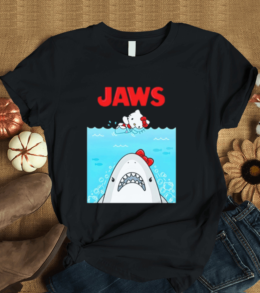 Hello Kitty Jaws Universal Studios Collaboration T-Shirt