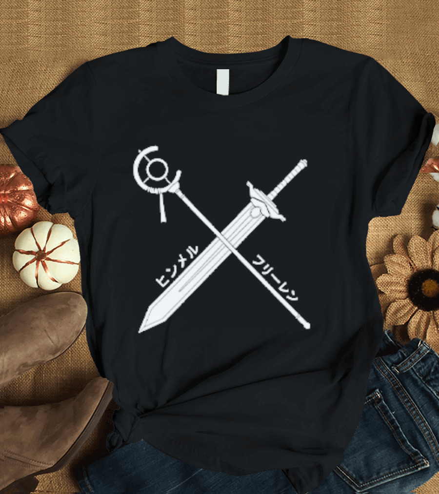 Himmel Frieren Sword Staff Japanese T-Shirt