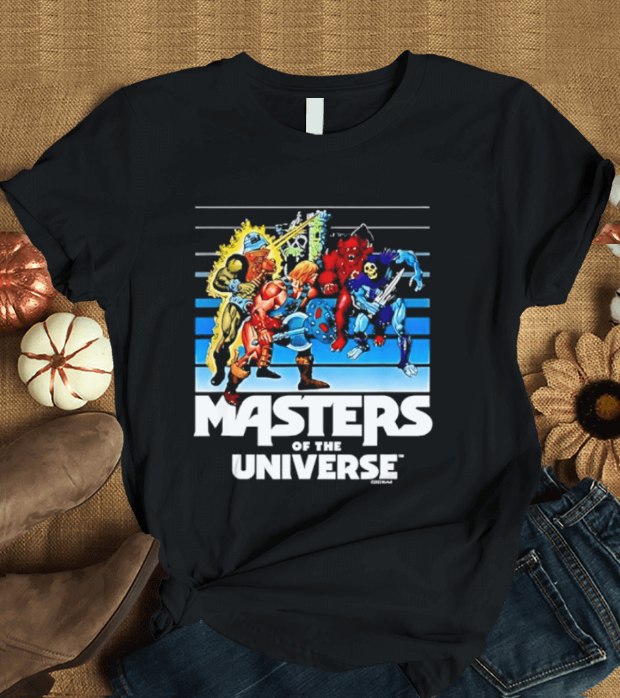 Masters Of The Universe He Man Skeletor And Characters Clash T-Shirt