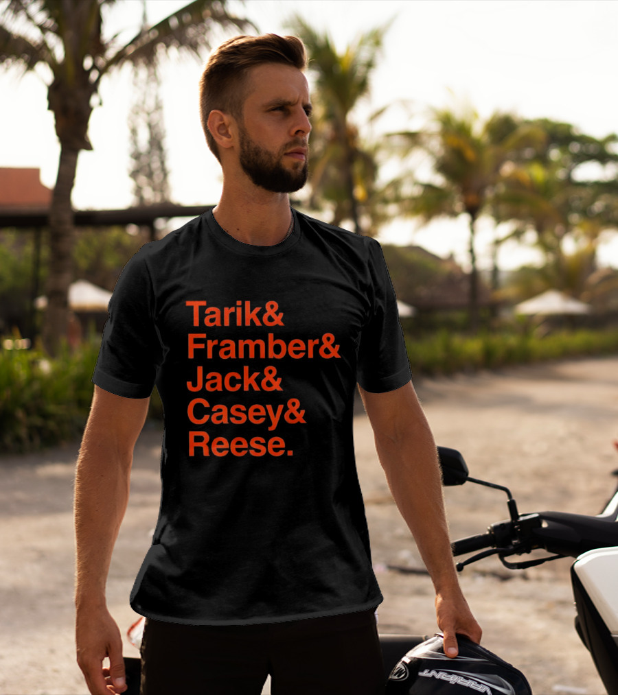 Detroit Tigers Tarik Framber Jack Casey Reese Player Names T-Shirt