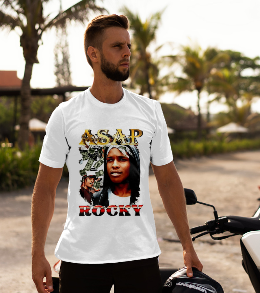 ASAP Rocky Supreme Dollar Money Music Lover T-Shirt