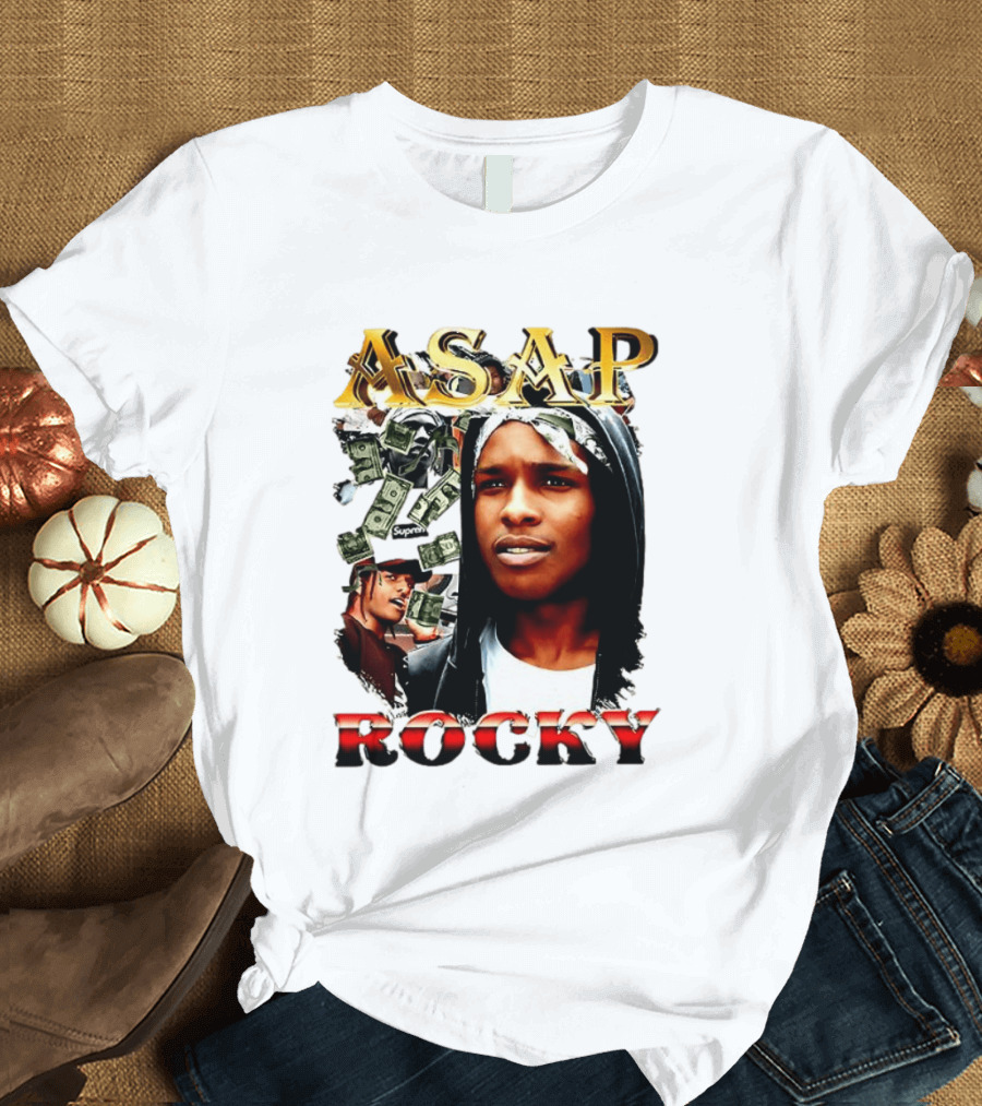 ASAP Rocky Supreme Dollar Money Music Lover T-Shirt