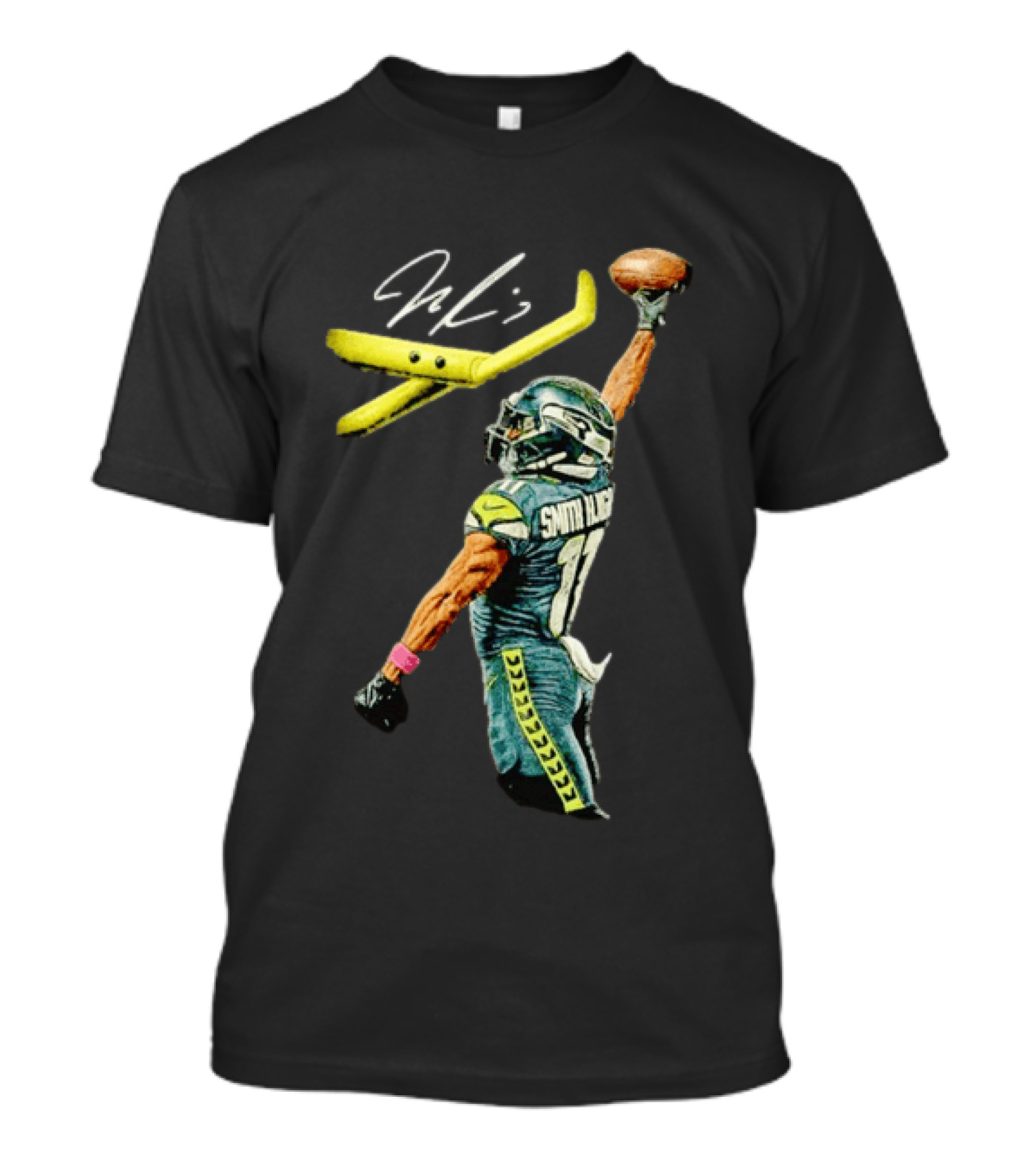 Jaxon Smith Njigba Dunking Football Goalpost Seahawks 11 JSN T-Shirt