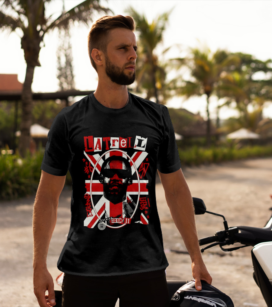 Latrell Davis San Diego State Aztecs NCAA Basketball UK Union Flag 29 11 T-Shirt