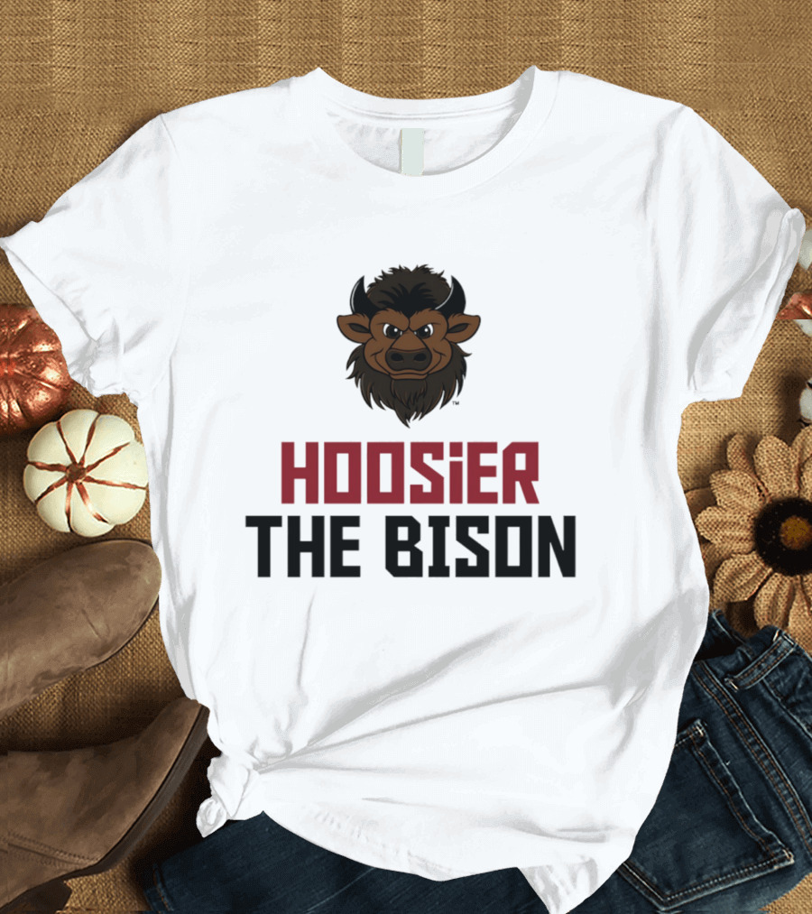 Hoosier The Bison Indiana Squared Off T-Shirt