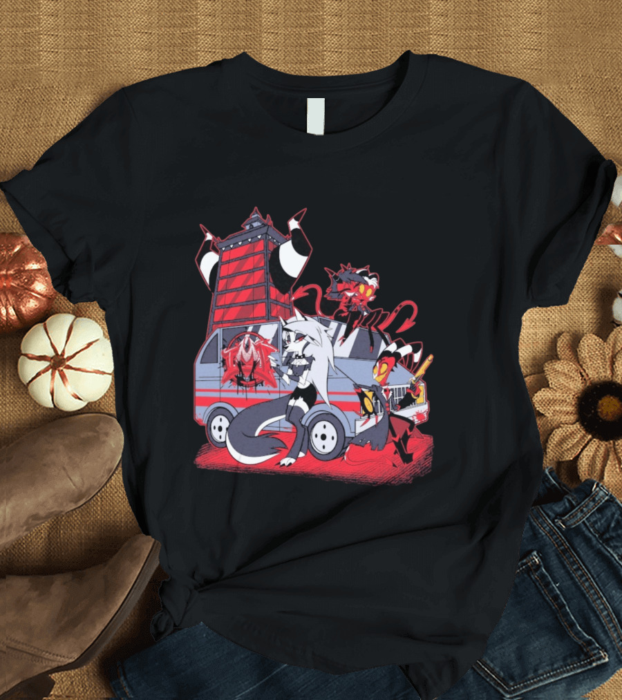 SpindleHorse IMP Van Characters Cartoon T-Shirt