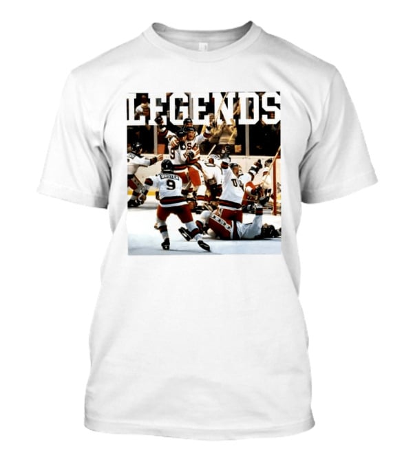 Miracle On Ice Legends Boys Of '80 Hockey Moment T-Shirt