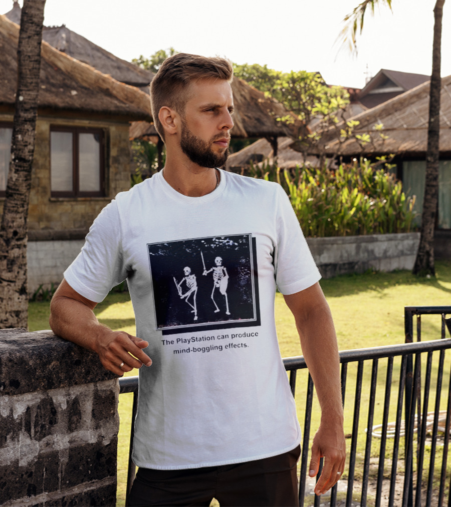 The PlayStation Can Produce Mind Boggling Effects Skeleton Warriors T-Shirt